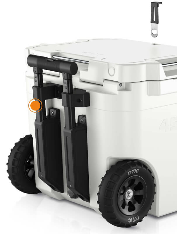 45 QT Ultra-Tough Wheeled Cooler