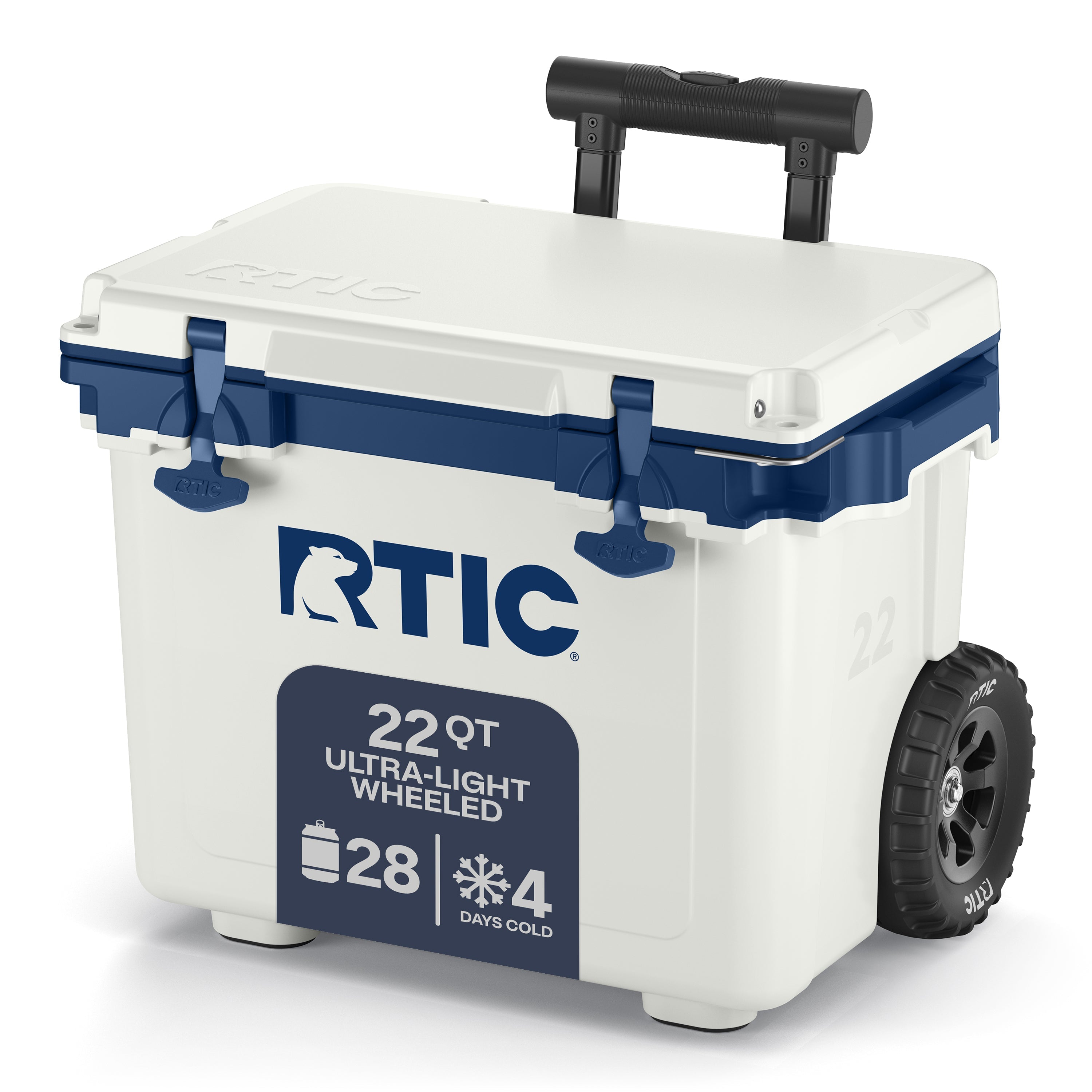 22 QT Ultra-Light Wheeled Cooler