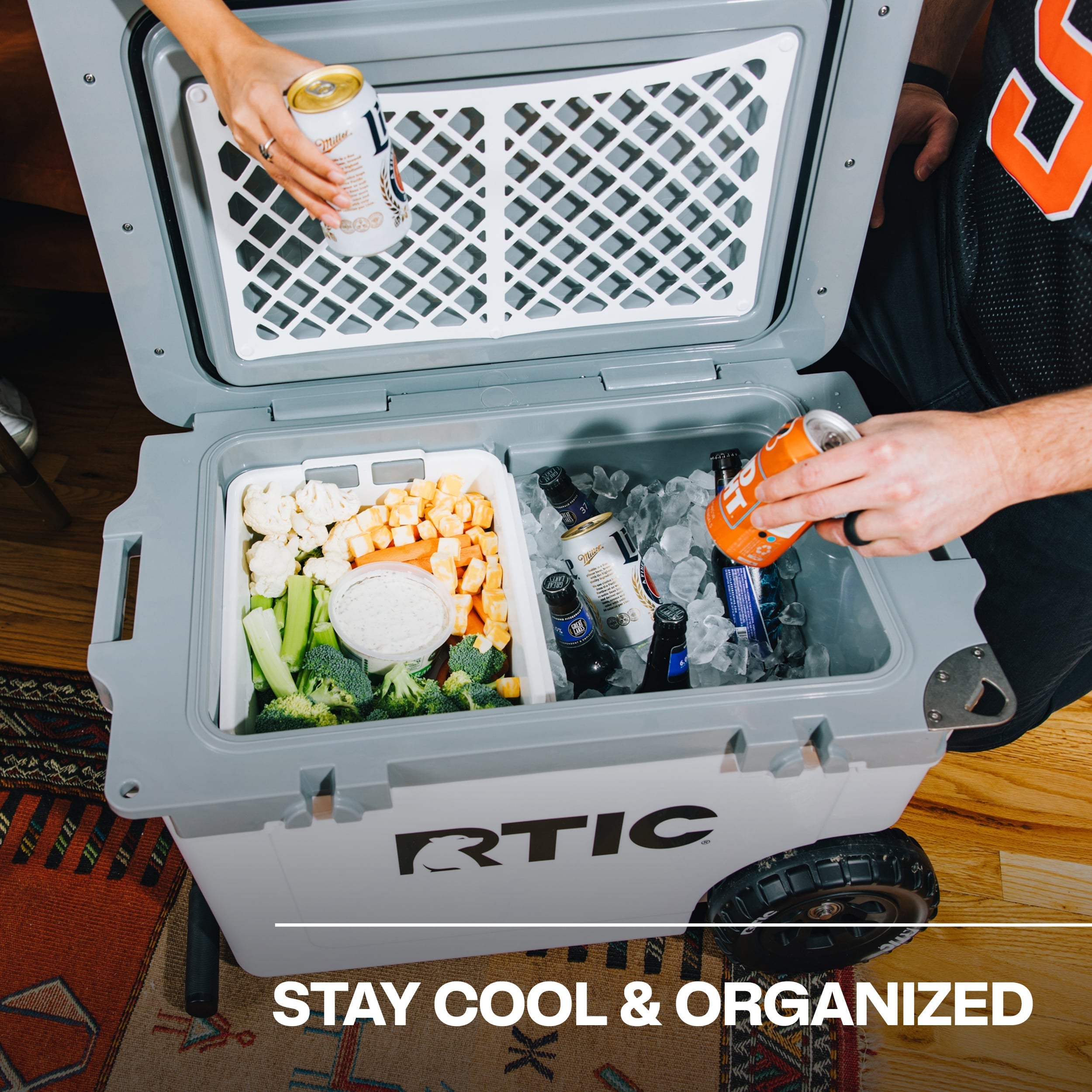 Ultra-Light Cooler Dry Goods Basket